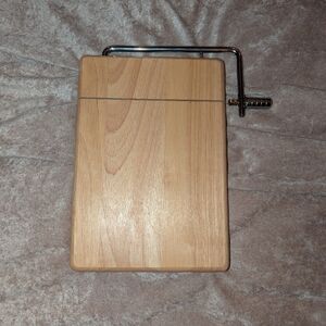 Wooden Cheese Slicer with Metal Handle